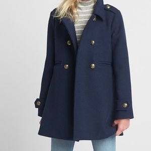EUC- Wool Peacoat for Girls (Navy Blue, XL)